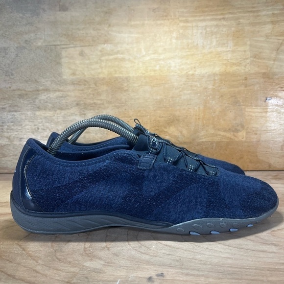Skechers Shoes - Skechers Breathe Easy Relaxed Fit Womens Sz 11 Slip On Shoes Sneakers Navy Blue